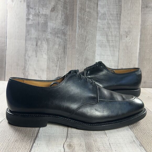 Allen Edmonds Kennett Men's Oxford Split Toe Derby Leather Black Size 9 D 9504 - Picture 3 of 16